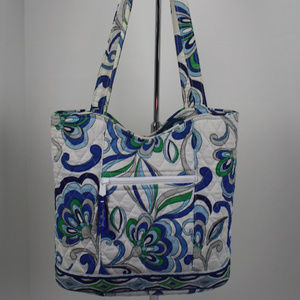 Vera Bradley Mediteranean White Curvy Tote